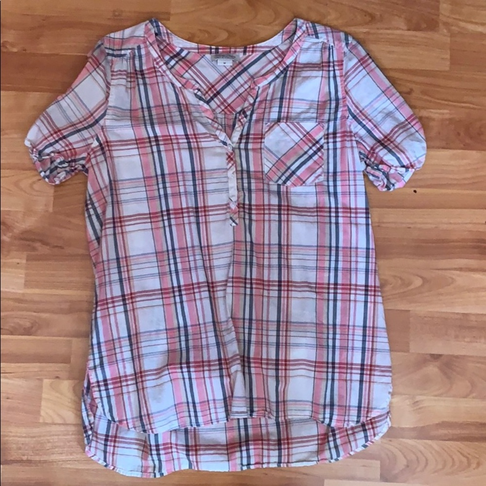 summer striped blouse